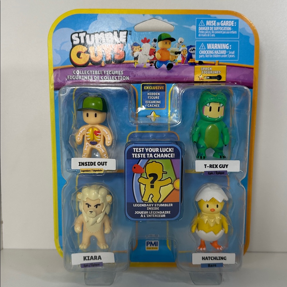 Stumble Guys Collectible Figures 5-Pack – 1 Exclusive Hidden Character NEW Lot#1